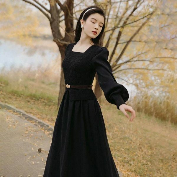 Y2K Streetwear French Victorian Princess Dress