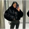 Y2K Streetwear Fur Coat for Women - Cropped Fluffy Jacket