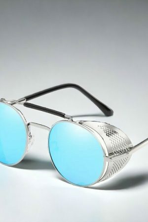 Y2K Streetwear Goth Retro Steampunk UV400 Sunglasses