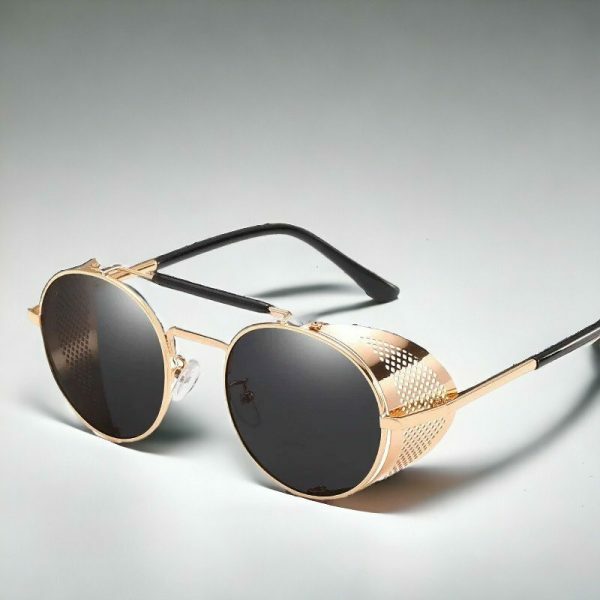 Y2K Streetwear Goth Retro Steampunk UV400 Sunglasses