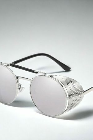 Y2K Streetwear Goth Retro Steampunk UV400 Sunglasses