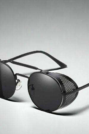 Y2K Streetwear Goth Retro Steampunk UV400 Sunglasses