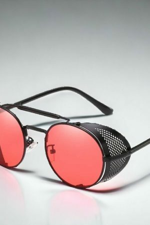 Y2K Streetwear Goth Retro Steampunk UV400 Sunglasses