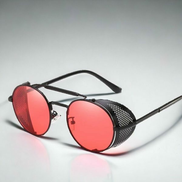 Y2K Streetwear Goth Retro Steampunk UV400 Sunglasses