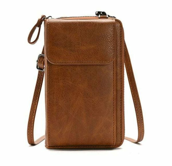 Y2K Streetwear Leather Shoulder Bag for Women - Crossbody Purse & Wallet Combo