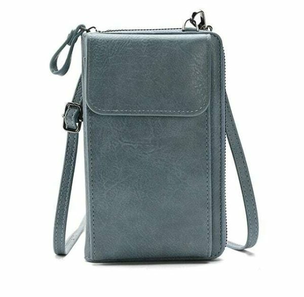 Y2K Streetwear Leather Shoulder Bag for Women - Crossbody Purse & Wallet Combo