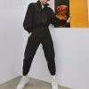 Y2K Streetwear Men's Cargo Jumpsuit Romper Safari Style Casual Trousers