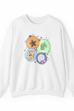 Y2K Streetwear Ornament Sweatshirt: Trendy Christmas Gamer Gift