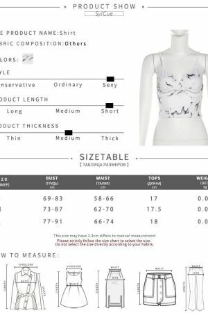 Y2K Streetwear Printed Camisole for Trendy Summer Style