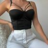 Y2K Streetwear Retro Corset Waist Cincher & Bustier Top