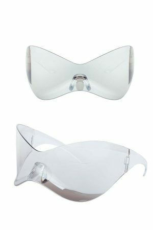 Y2K Streetwear Shield Sunglasses