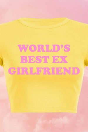 Y2K Streetwear Slogan Baby Tee | Funny Quote Letter Print Top