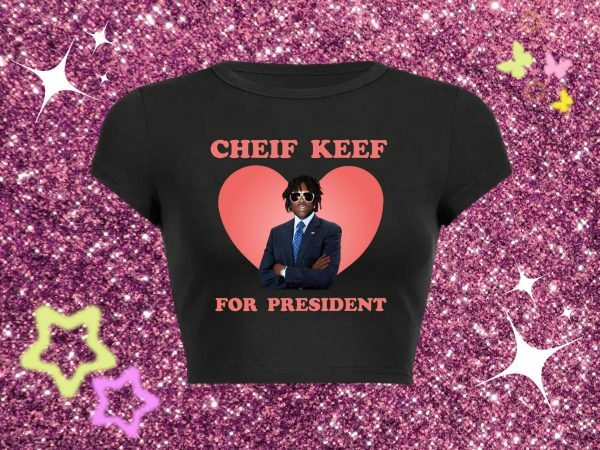 Y2K Streetwear Slogan Tee - Cheif Keef For President