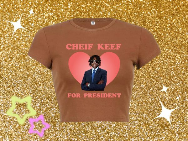 Y2K Streetwear Slogan Tee - Cheif Keef For President