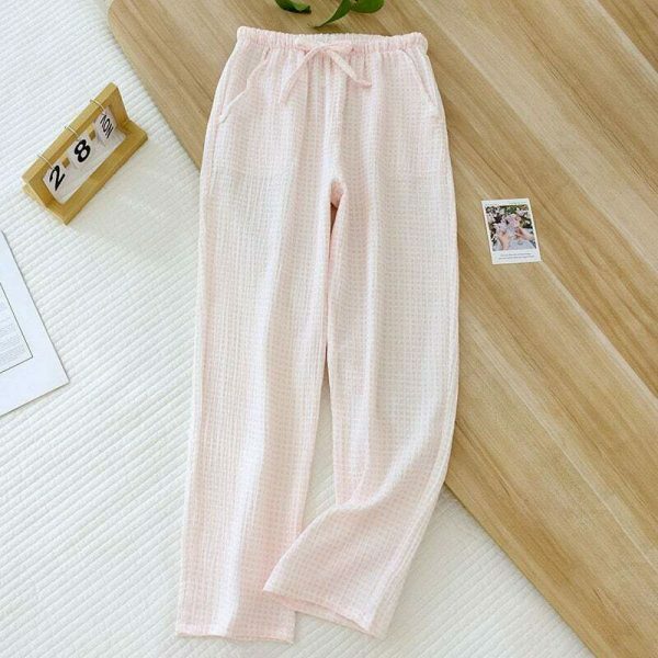 Y2K Streetwear Soft Cotton Women's Pajama Pants