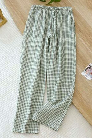 Y2K Streetwear Soft Cotton Women's Pajama Pants