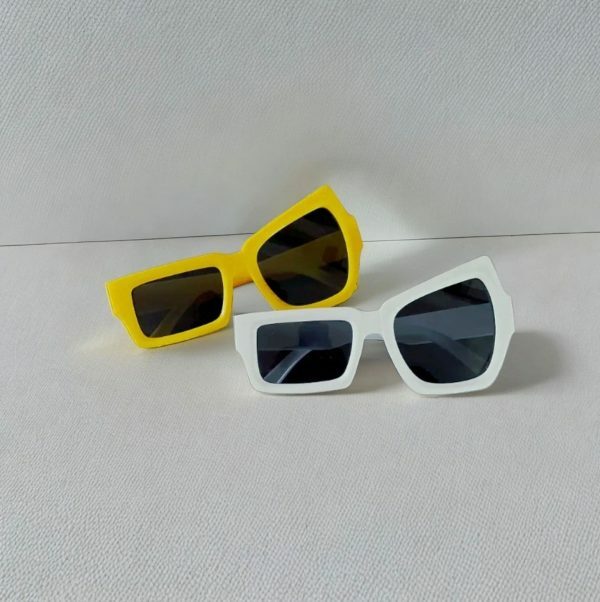 Y2K Streetwear Sunglasses: Edgy Big Frame Quirky Rave Party Futuristic Aesthetics