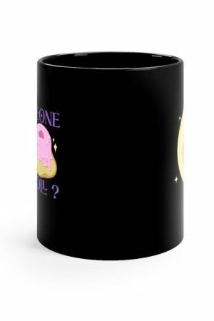 Y2K Streetwear Sweet Roll Mug - Black DnD Medieval Coffee Lover Tavern Gamer Gift