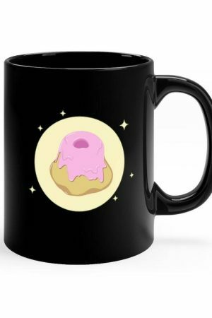 Y2K Streetwear Sweet Roll Mug - Black DnD Medieval Coffee Lover Tavern Gamer Gift