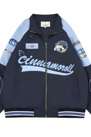 Y2K Streetwear Varsity Jacket