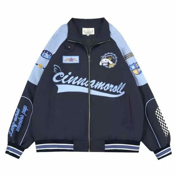 Y2K Streetwear Varsity Jacket