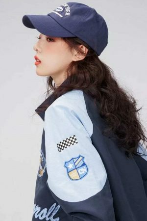 Y2K Streetwear Varsity Jacket