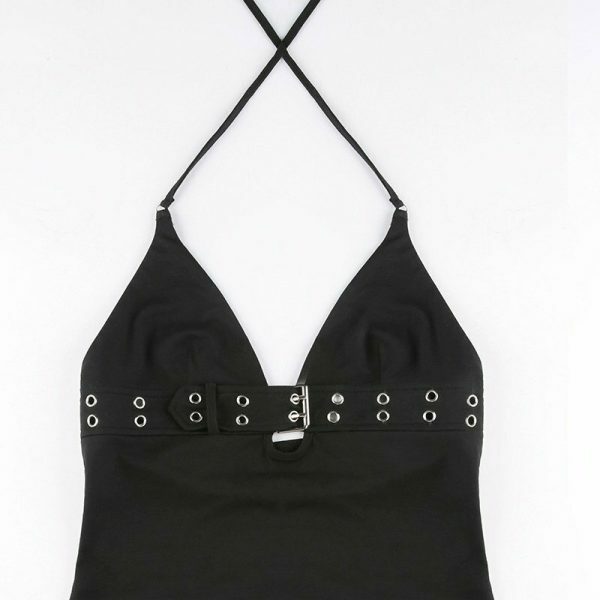 Y2K Streetwear Weightlifting Singlet for Fashionable Clubwear