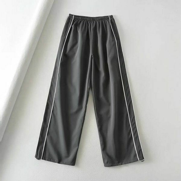 Y2K Streetwear Women's Side Stripes Jogger Pants