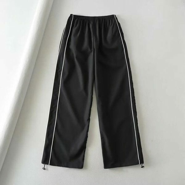 Y2K Streetwear Women's Side Stripes Jogger Pants