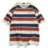 Y2K Striped Vintage T-shirt for Couples