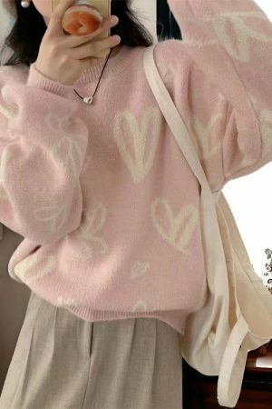 Y2K Style 3D Strawberry Cardigan Sweater for Women - White Streetwear Knit Coat