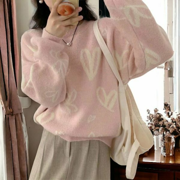 Y2K Style 3D Strawberry Cardigan Sweater for Women - White Streetwear Knit Coat