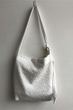 Y2K Style Flower Tote Bag - Streetwear Aesthetic