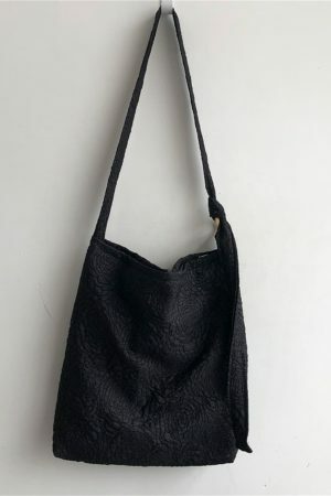 Y2K Style Flower Tote Bag - Streetwear Aesthetic