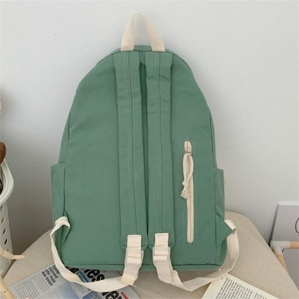 Y2K Style Japanese Korean Campus Backpack for Girls - Streetwear Canvas Student Bag for Travel and School - Mother's Day Gift