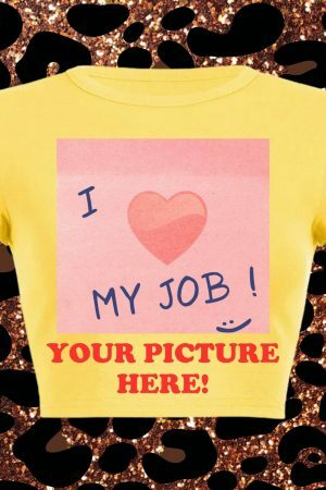 Y2K Style Personalized Photo Baby Crop Tee - DIY Streetwear Gift