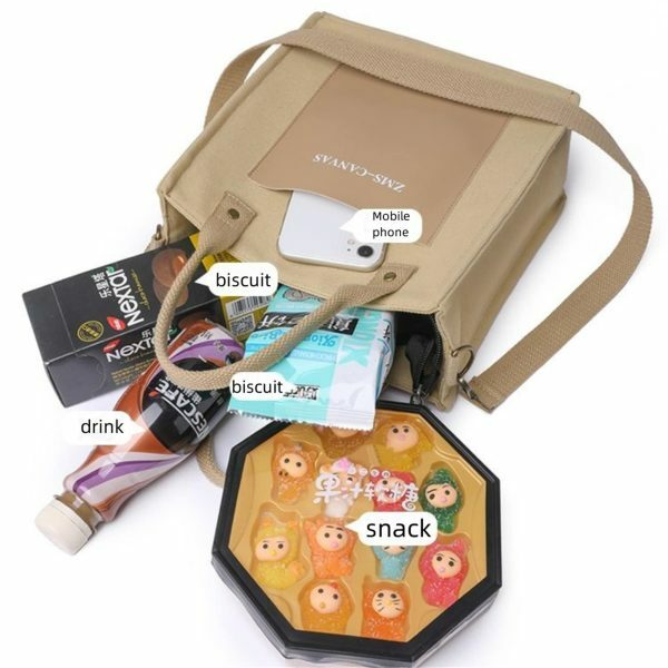 Y2K Style Thermal Insulation Aluminum Film Bento Lunch Bag