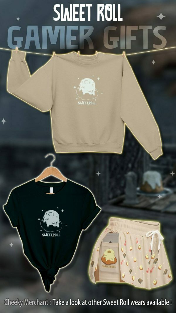 Y2K Sweetroll Streetwear Tee | Medieval Gamer Aesthetic Sweatshirt