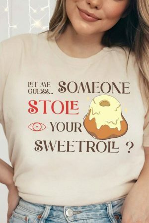 Y2K Sweetroll Streetwear Tee | Medieval Gamer Aesthetic Sweatshirt