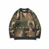 Y2K Teddy Bear Print Knit Sweater - Streetwear Harajuku Aesthetic