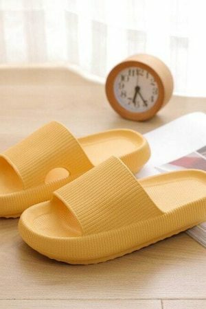 Y2K Thick Platform Streetwear Slippers - Non-slip Home Flip Flops