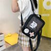 Y2K Transparent Ita Bag with Crossbody Strap - Streetwear Fashion