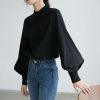 Y2K Vintage Blouse with Lantern Sleeves | Retro Streetwear Top