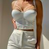 Y2K Vintage Corset Bustier Waist Cincher Crop Top