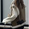 Y2K Vintage Fur Waistcoat | Women's Sleeveless Streetwear Vest