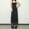 Y2K Vintage Long Maxi Dress - Grunge Streetwear Aesthetic