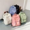 Y2K Vintage Nylon Streetwear Backpack Women Travel Rucksack