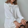 Y2K Vintage Peter Pan Collar Cotton Babydoll Dress, Streetwear Chic Women's Clothing