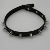 Y2K Vintage Punk Goth Studded Rivet Leather Collar Choker Necklace