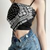 Y2K Vintage Streetwear Crop Top - Cute Cami with Short Design